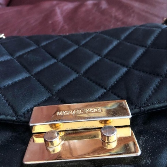 Micheal Kors black quilted purse - Picture 6 of 9